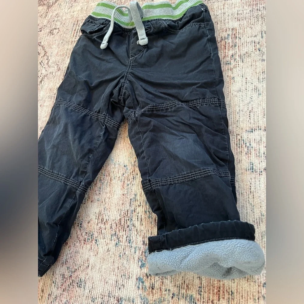 Old Navy Black Kids Casual Bottoms with Green Accents